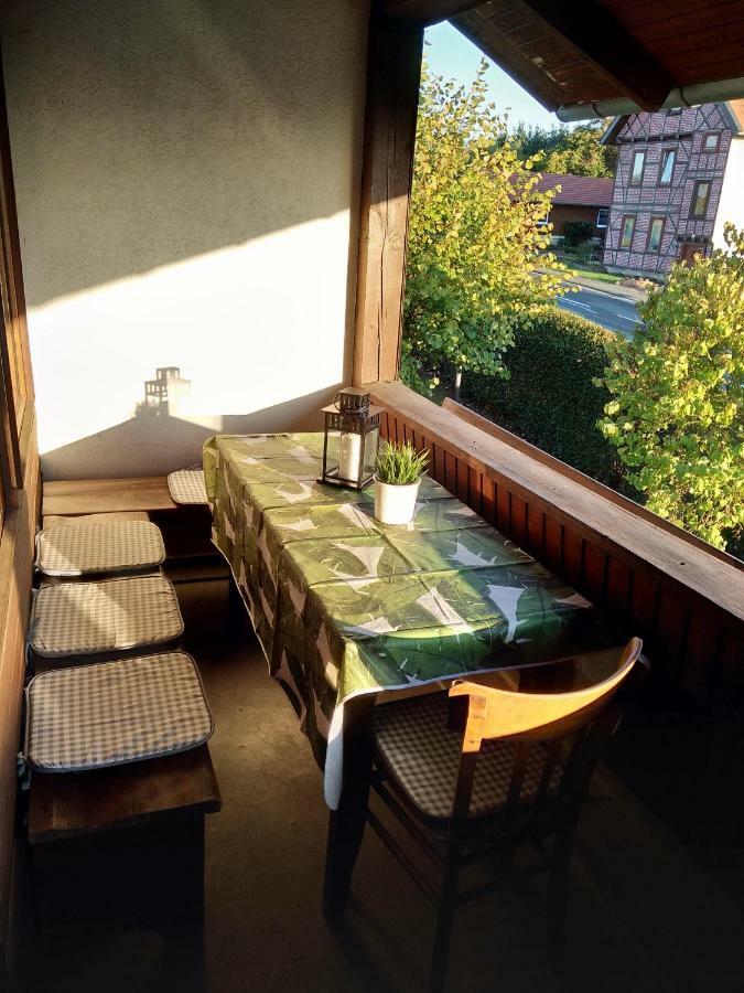 Ferienwohnung Am Reinhardswald - Eichenlaub - Mit Sauna Trendelburg المظهر الخارجي الصورة